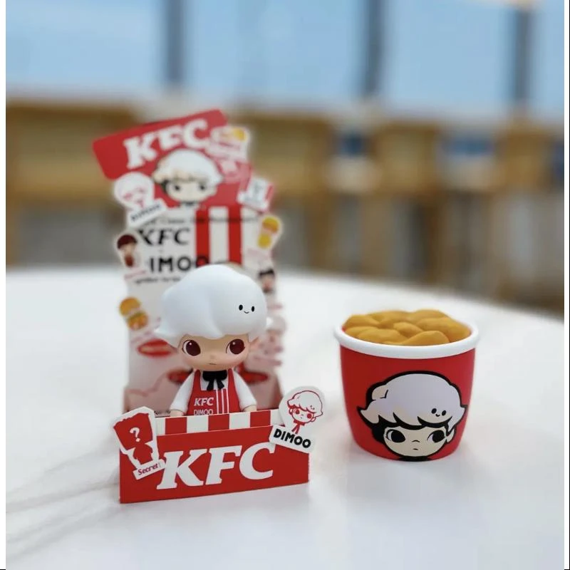 DIMOO Pop Mart DIMOO KFC China 35th Anniversary BUCKET Series Secret DIMOO Ace Fried Chicken (1/288) 1 DIMOO Pop Mart DIMOO KFC China 35th Anniversary BUCKET Series Secret DIMOO Ace Fried Chicken (1/288)