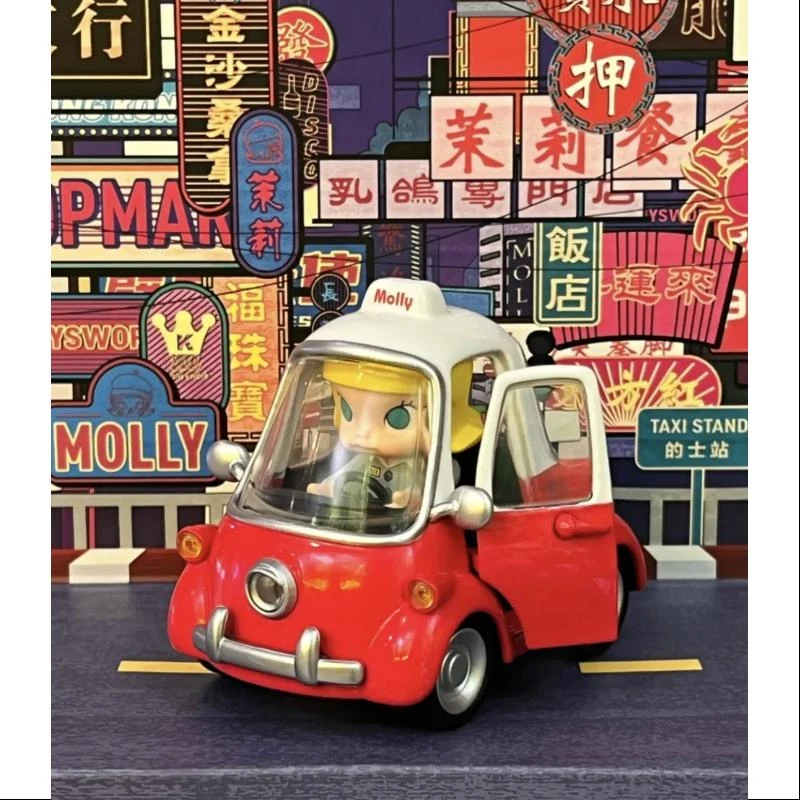 MOLLY Pop Mart PopCar Super Track Series Secret MOLLY MINI TAXI(1/120) 3 MOLLY Pop Mart PopCar Super Track Series Secret MOLLY MINI TAXI(1/120) - Image 3
